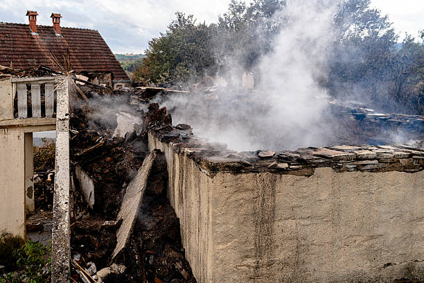 Professional Emergency Fire Cleanup technician working in Edgewater, NJ